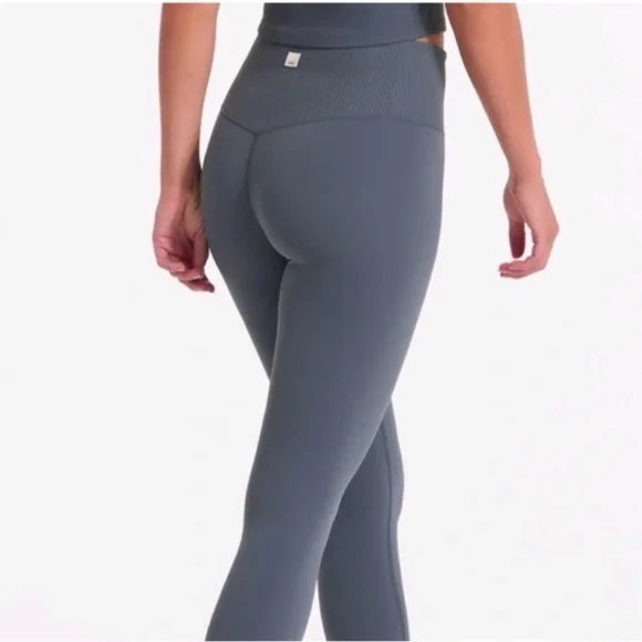 Vuori Rib Studio Leggings - Azure blue - Picture 2 of 5